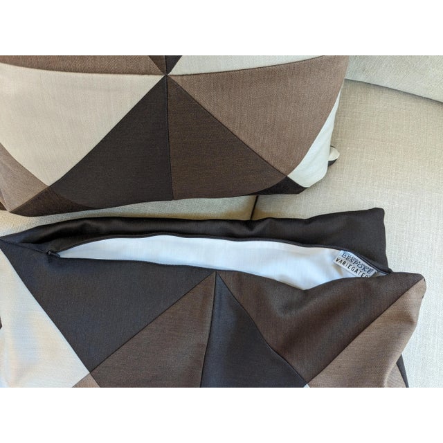 Traditional Holland and Sherry Bespoke Custom Pillows Covers, Set of 2 For Sale - Image 3 of 6