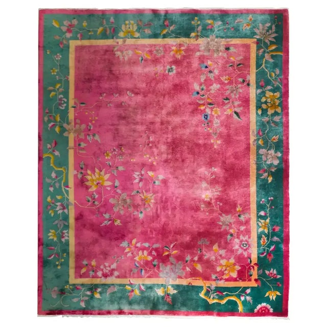 Early 20th Century Chinese Art Deco Rug For Sale - Image 13 of 13