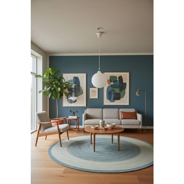 1970s Satellite Pendant Lamp in Opal Glass by Vilhelm Wohlert for Louis Poulsen, 1960s For Sale - Image 5 of 14