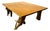 Vintage Driftwood & Cedar Low Tea Table For Sale