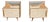 Vintage Nightstands in Oak, 1950s, Set of 2 For Sale
