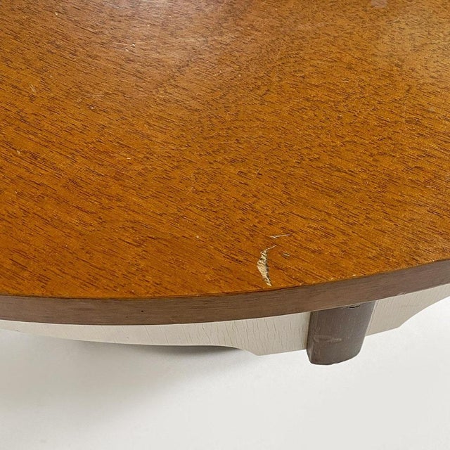 Italian Wood Coffee Table with Bottle Holder, 1960s For Sale - Image 17 of 18