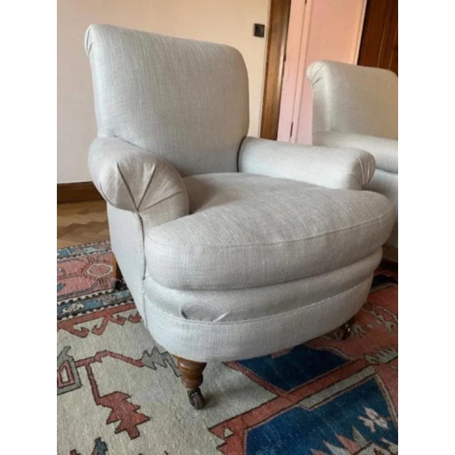 Edwardian Armchairs, 1890s, Set of 2 For Sale - Image 6 of 9