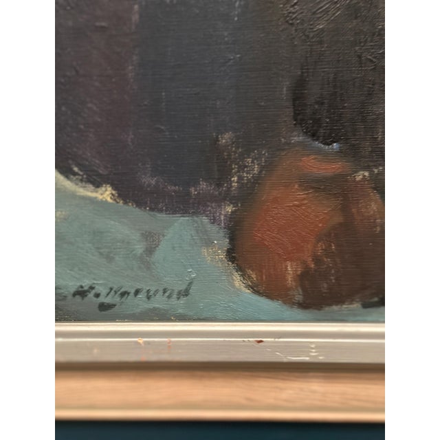 1960s Bengt Hillgrund, Pan and Fruits, 1961, Oil on Canvas, Framed For Sale - Image 5 of 18