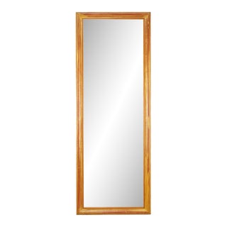 Handcrafted Waldorf Astoria Royal Molding Beveled Mirror 24.375 X 66.5 In. For Sale