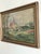 Early 20th Century Folk Art Landscape Oil Painting, Framed For Sale - Image 10 of 11