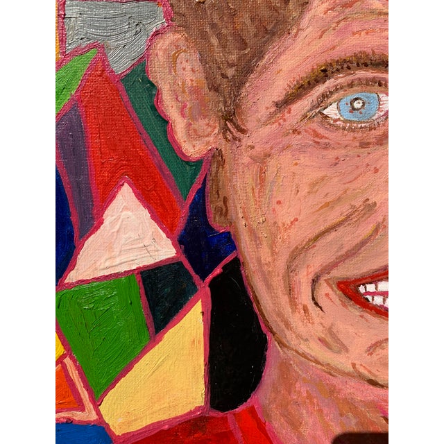 One-of-a-Kind Painting on Canvas "Crash Kennedy" by Serg Graff, Gold Frame, Coa For Sale - Image 10 of 10