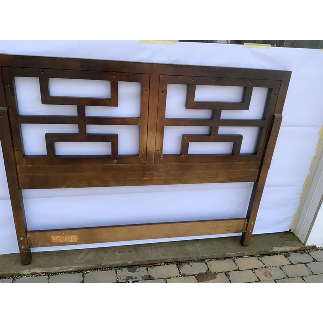 Vintage Century Raymond Sobota Chin Hua Collection Chinoiserie Queen Size Headboard For Sale - Image 12 of 12