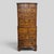 Small Queen Anne Burr Walnut Chest on Chest of Drawers, 1920 For Sale - Image 10 of 10