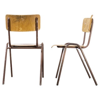 Elbe Stacking Dining Chairs, 1960s, Set of 2 For Sale