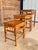 Mid-20th Century Coastal Burnt Bamboo Stacking Tables-Set of Three For Sale - Image 11 of 12