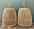 Vintage Woven Rattan Lamps - A Pair For Sale - Image 10 of 12