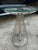 Timeless post modern style! Ethan Allen side/accent table Beautiful chrome with thick glass top. Ethan Allen quality!