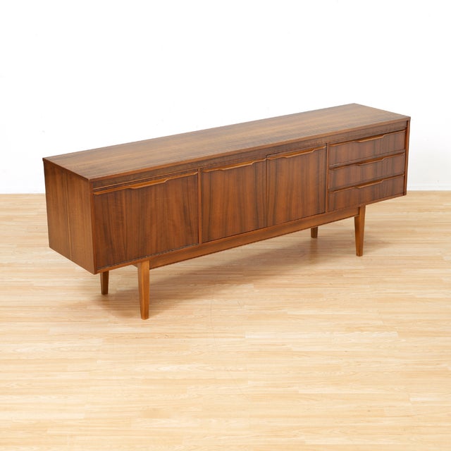 Mid Century Long Credenza by Neil Morris for Morris of Glasgow, Attributed For Sale In Los Angeles - Image 6 of 10
