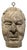 Plaster Sculpture Depicting a Man's Head, 1960s For Sale