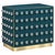 Petrol Blue Murano Glass 90-Sphere Cabinet on Brass Plinth from Justfurnituress SRL For Sale - Image 9 of 9