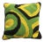 Velvet and Wool Embroidered Pillow For Sale