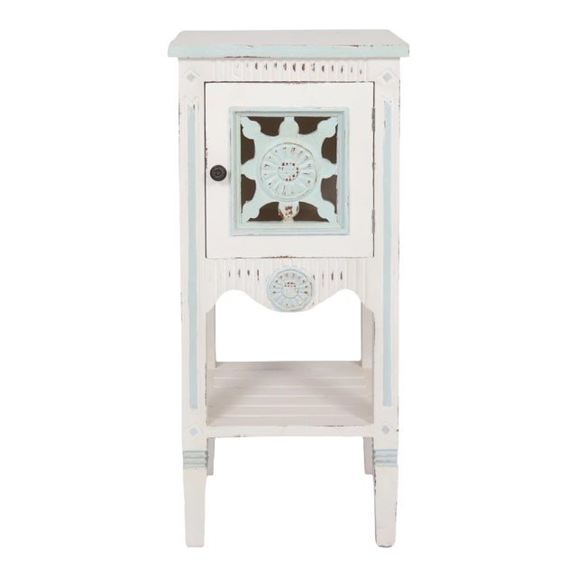Shabby Chic Painted Side Table For Sale