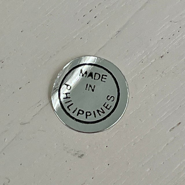 Vintage Shell Encrusted Mirror Antique White Shells For Sale - Image 12 of 12