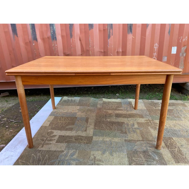 Vintage Modern Ansager Mobler Teak Danish Extendable Table For Sale - Image 12 of 12