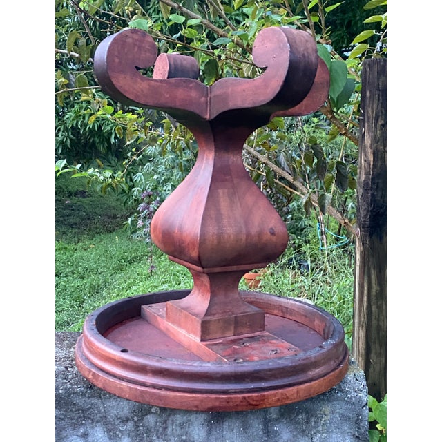 Maison Antique Wooden Side Table . 1920’s Small Wooden Side Table For Sale In Miami - Image 6 of 12