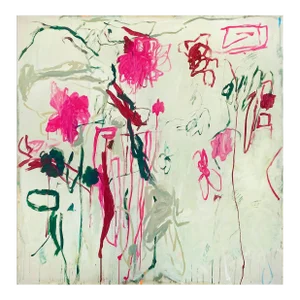 Contemporary Abstract Acrylic on Canvas Painting “a Day Is an Island" by Macha Poynder