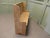 Wood High Back Oak Settle with Carved Back Panels, 1920 For Sale - Image 7 of 8