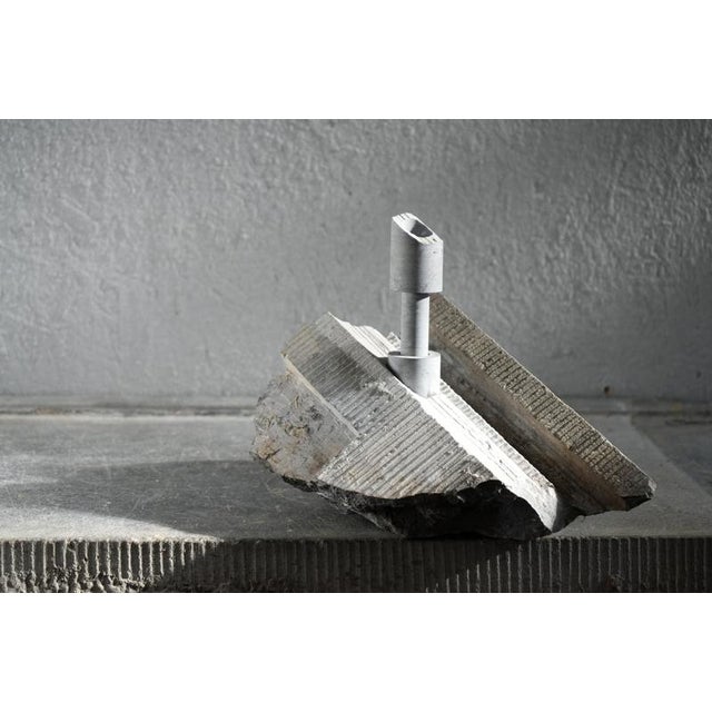 Not Yet Made - Made To Order Architectural Remnant Bluestone Abra Candleholder by Studio Do For Sale - Image 5 of 8