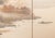 Khaki 1960s Shōwa Era Japanese Silk Byobu Screen "Autumn Landscape With River" For Sale - Image 8 of 18
