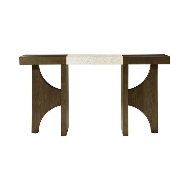 Modern Dark Modern Console Table For Sale - Image 3 of 7