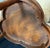 Brown Mid Century Trefoil, Clover Leaf Side Table With Faux Bamboo Carved Legs For Sale - Image 8 of 8