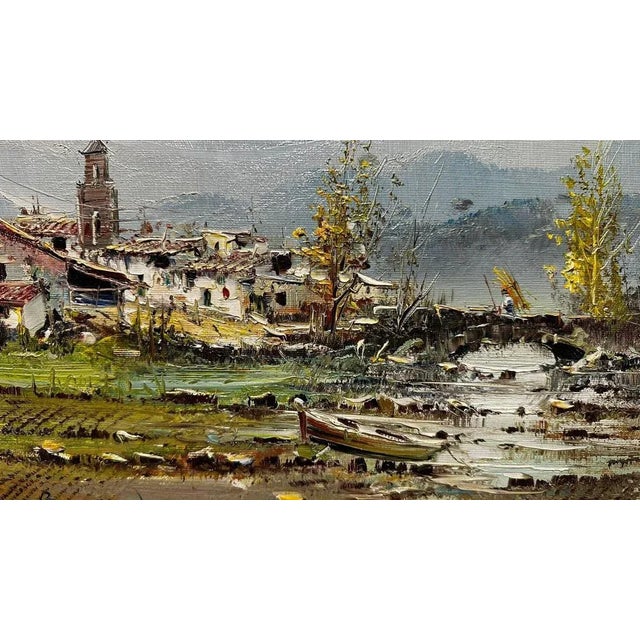 Spanish School Artist, Landscape, 20th Century, Painting, Framed For Sale - Image 4 of 8