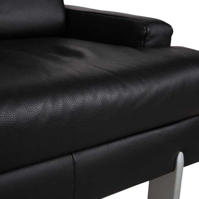 Modern AK 644 Lounge Chair in Leather by Rolf Benz For Sale - Image 3 of 14