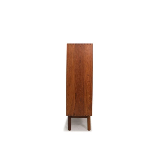 Brown Peter Hvidt, for Søborg Denmark, 1952-56 Mid-Century Danish Teak Bookcase #1, Attributed For Sale - Image 8 of 10