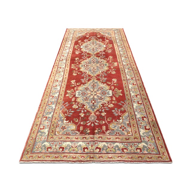 1960s 1960s Turkish Oushak Rug For Sale - Image 5 of 6