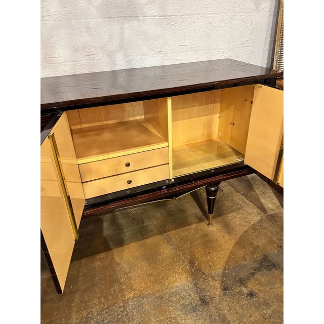 French Art Deco Macassar Wood Sideboard For Sale - Image 13 of 14
