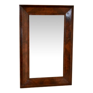19th Century Walnut Mirror From England For Sale