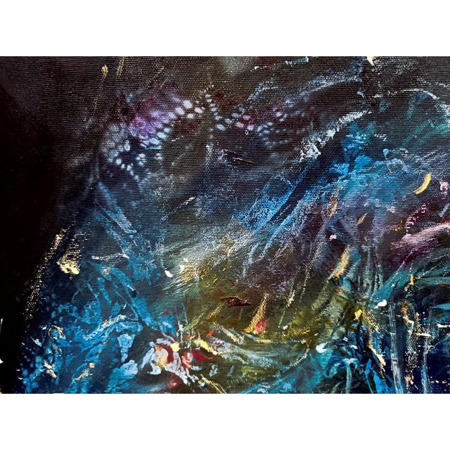 Early 21st Century Ovidiu Kloska, Angel Waiting 239, Acrylic on Canvas, Framed For Sale - Image 5 of 8