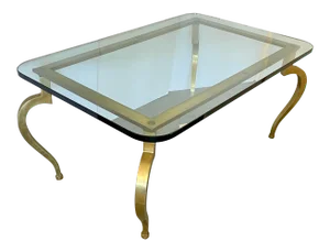 French Bronze Coffee Table by Maison Ramsay