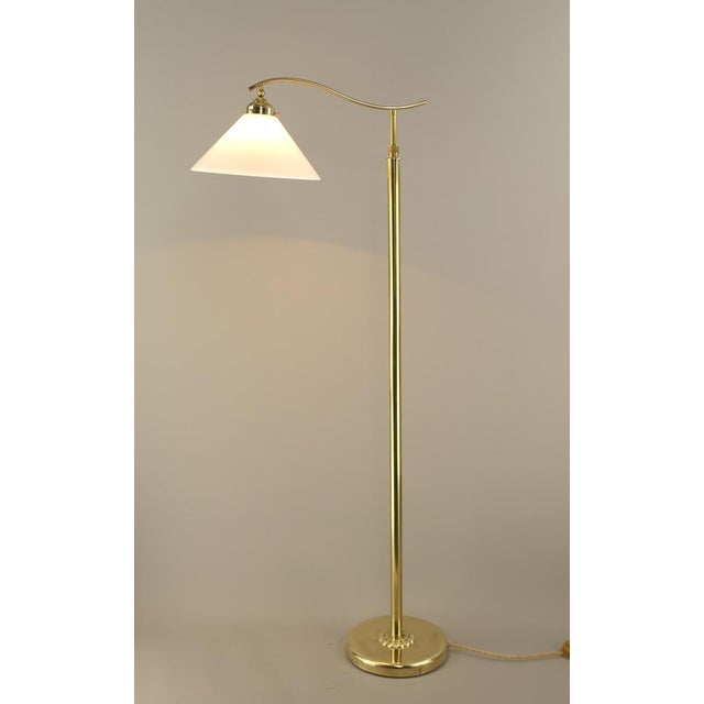 Art Deco Adjustable Brass Floor Lamp, Münich, 1930s For Sale - Image 13 of 13