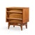 Brown Young Manufacturing Mid Century Walnut Curved Front Nightstands - Pair For Sale - Image 8 of 11