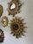 1960s French Style 17.25" Gilded Sunburst Wall Mirror For Sale - Image 17 of 18