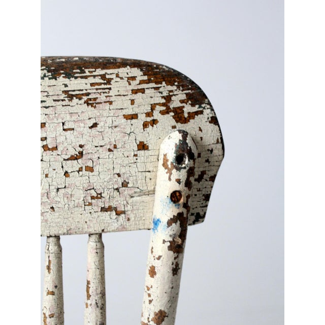 Antique Spindle Back Chair For Sale - Image 11 of 12