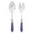 VIETRI Aladdin Brilliant Blue Salad Server Set - 2 Pieces For Sale