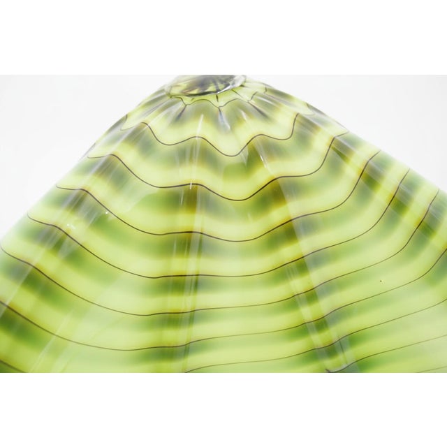Dale Chihuly 2pc Parrot Green Persian Series Hand Blown Art Glass Sculpture For Sale - Image 10 of 18