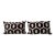 Pair of Chocolate Brown Ikat Pillows For Sale