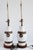 1950s Mid Century Ugo Zaccagnini Pottery Table Lamps-a Pair For Sale - Image 5 of 17
