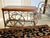 Mid 20th Century Vintage Brass and Wood Bar Cart For Sale - Image 5 of 6