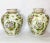 Vintage Pair Chinese Vases Birds, Flowers, Pomegranates Style of “Great Qing Tungzhi” Period Made in Macau 1970’s For Sale - Image 4 of 10