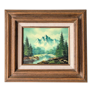 Mid 20th Century Framed Mid Century Oil Painting Signed Joachim Lange
